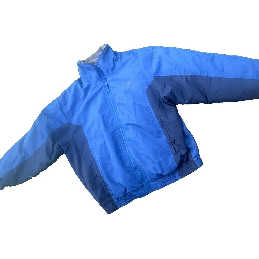 Cabela’s Mens XL Insulated Full Zip Jacket Blue Colorblock Outdoor Coat